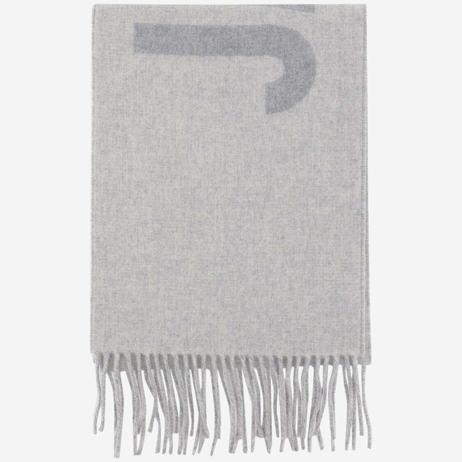 SCIARPA IN LANA CON MAXI LOGO