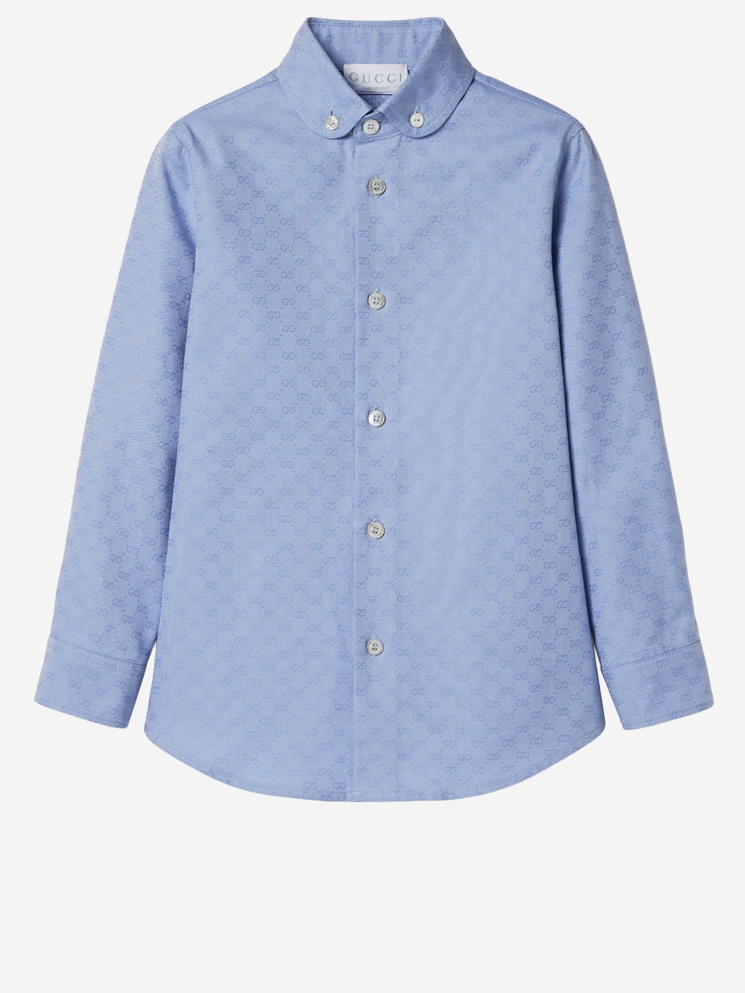 Camicia in cotone Oxford GG