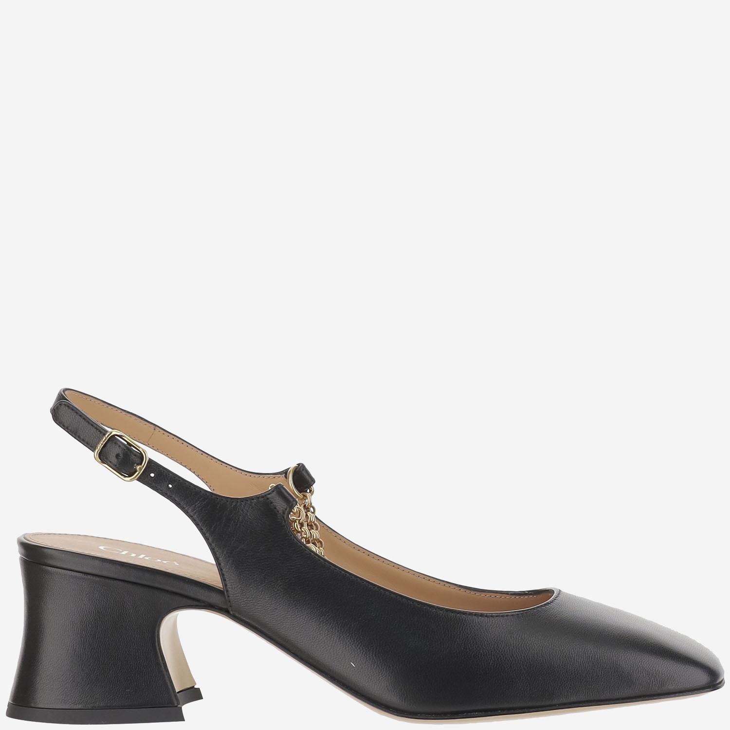 Décolleté slingback Chloé Charms
