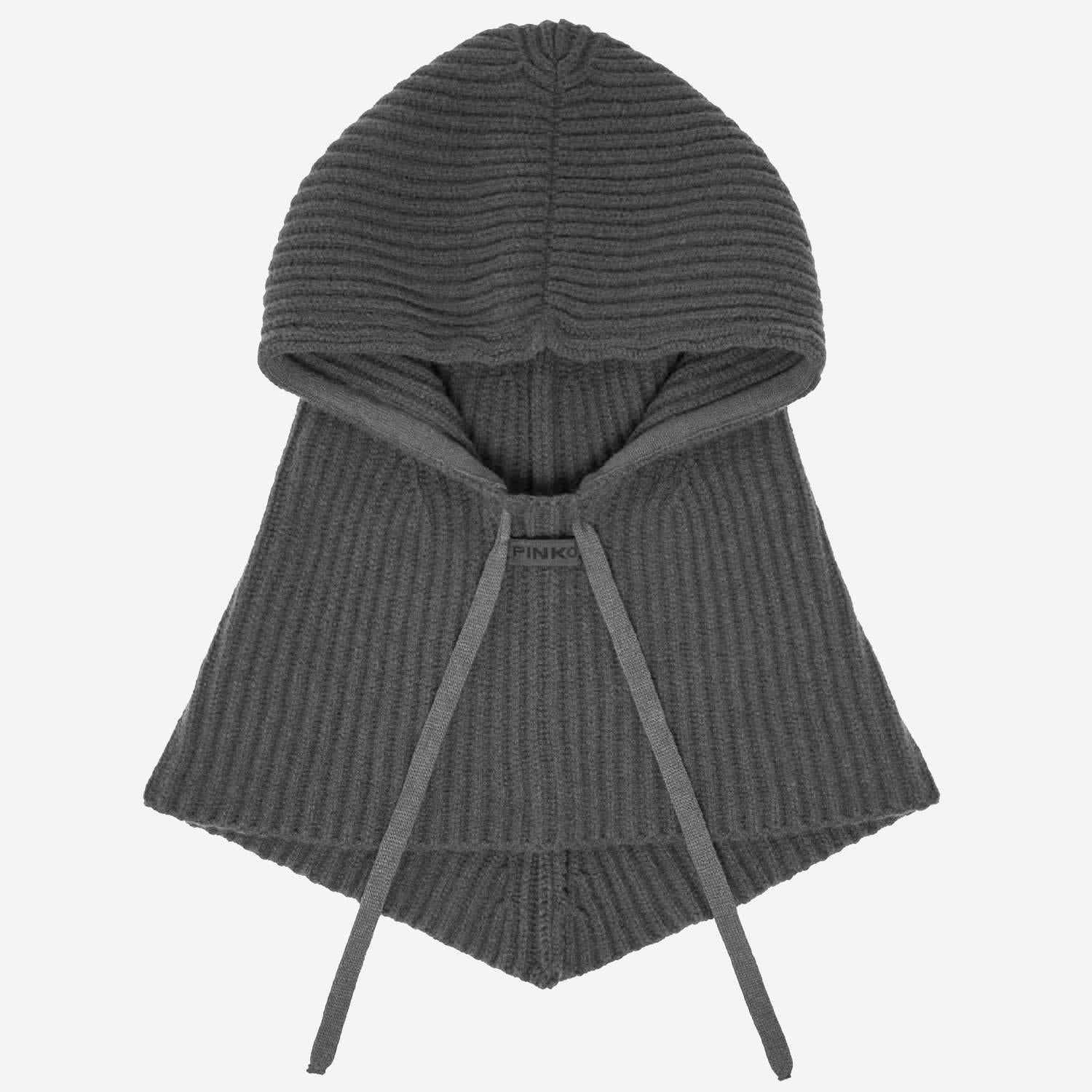 Balaclava a costine con coulisse