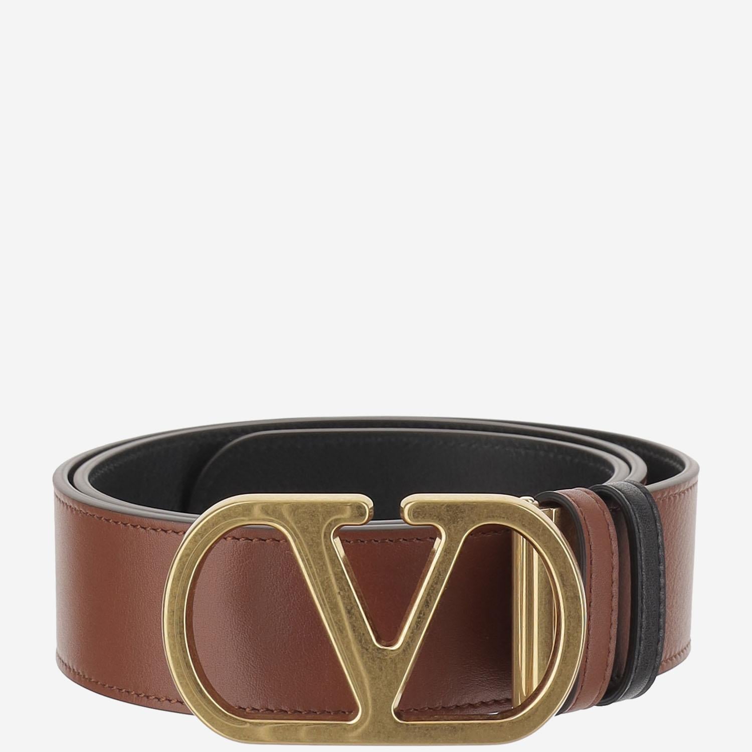 CINTURA VLOGO SIGNATURE IN PELLE