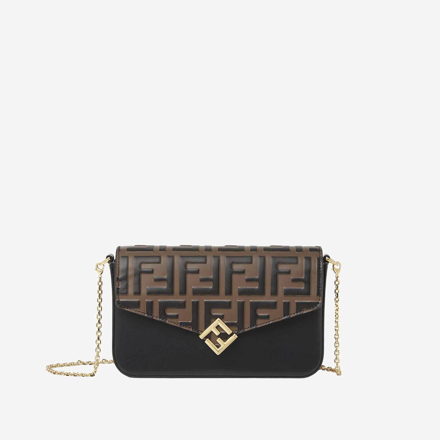 Portafoglio FF Diamonds in pelle