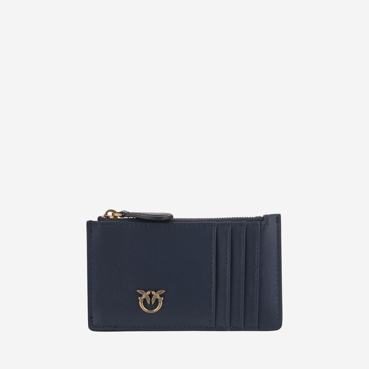 PORTA CARTE LOVE BIRDS IN PELLE