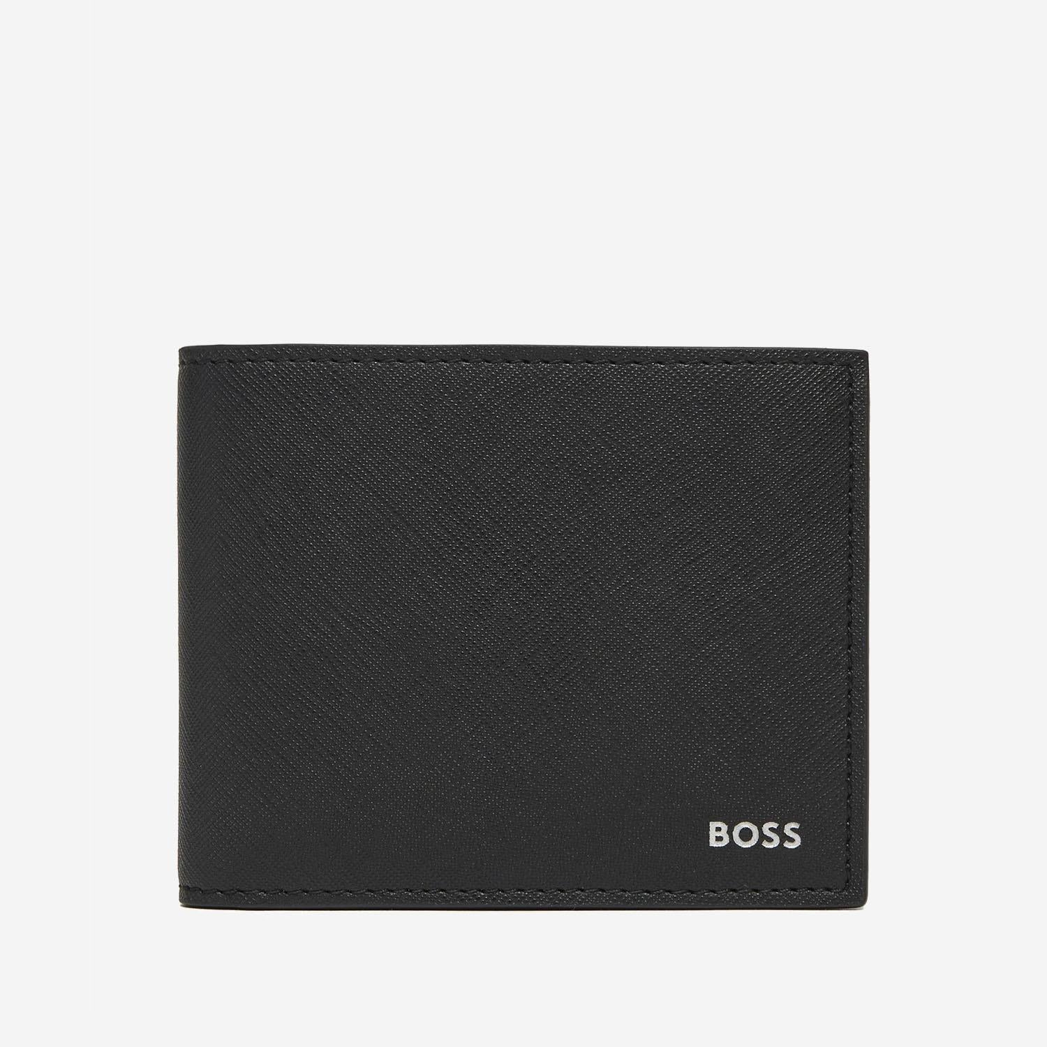 Portafoglio in pelle con logo