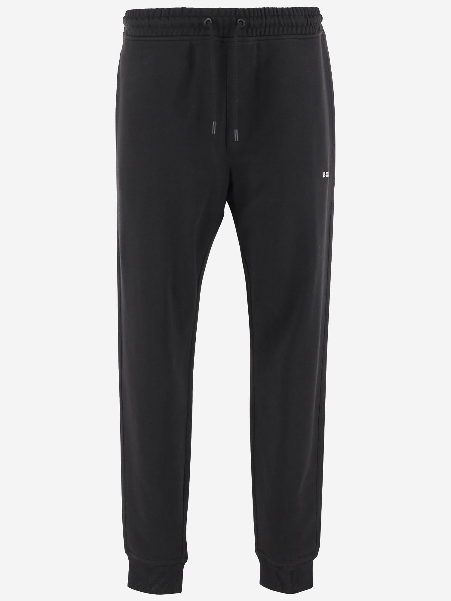 PANTALONI DA JOGGING IN COTONE CON LOGO