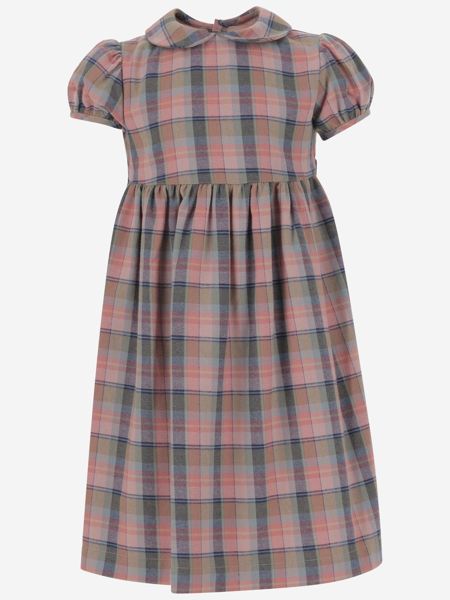 ABITO IN COTONE CON MOTIVO CHECK