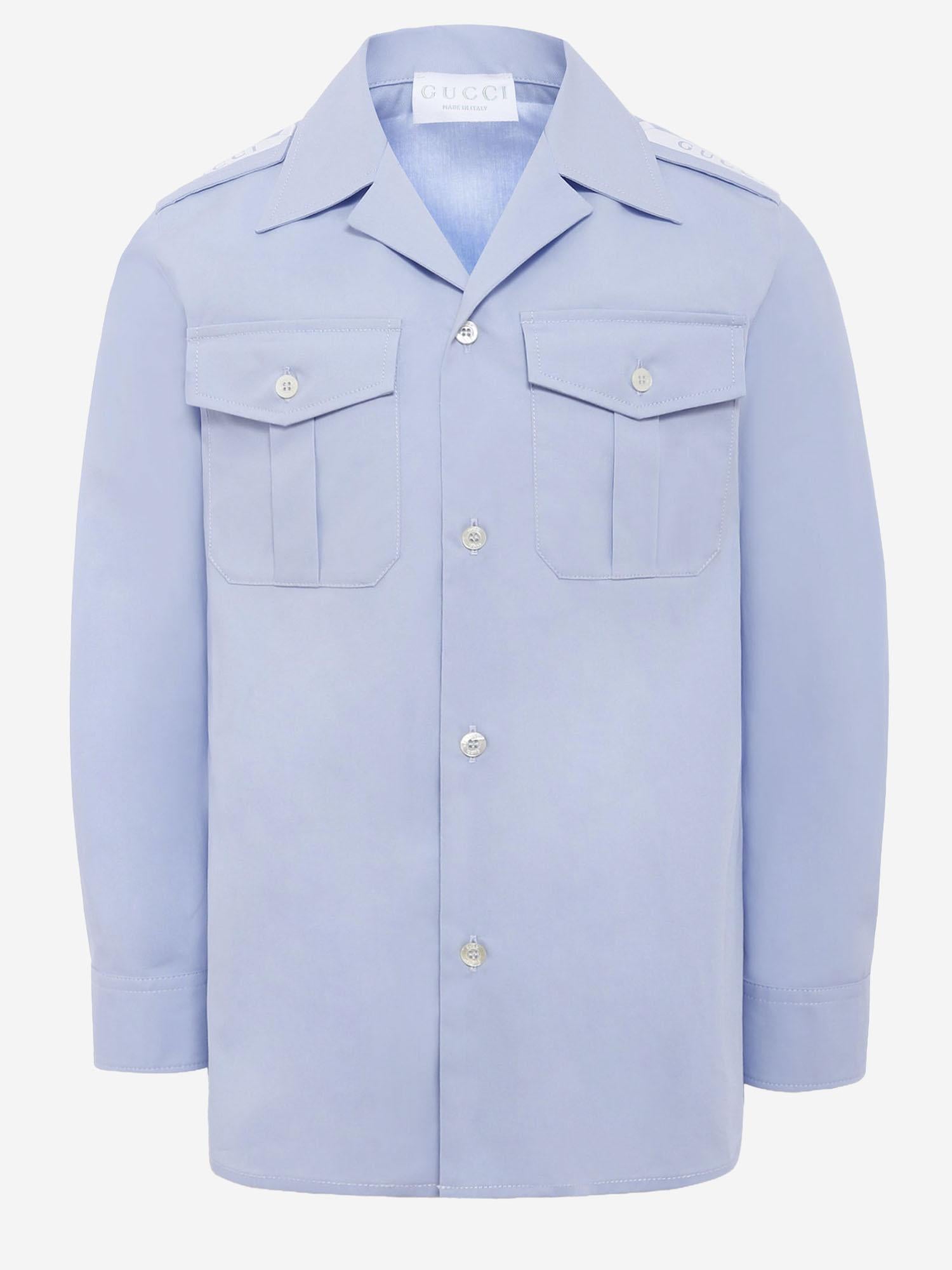 Camicia in cotone stretch