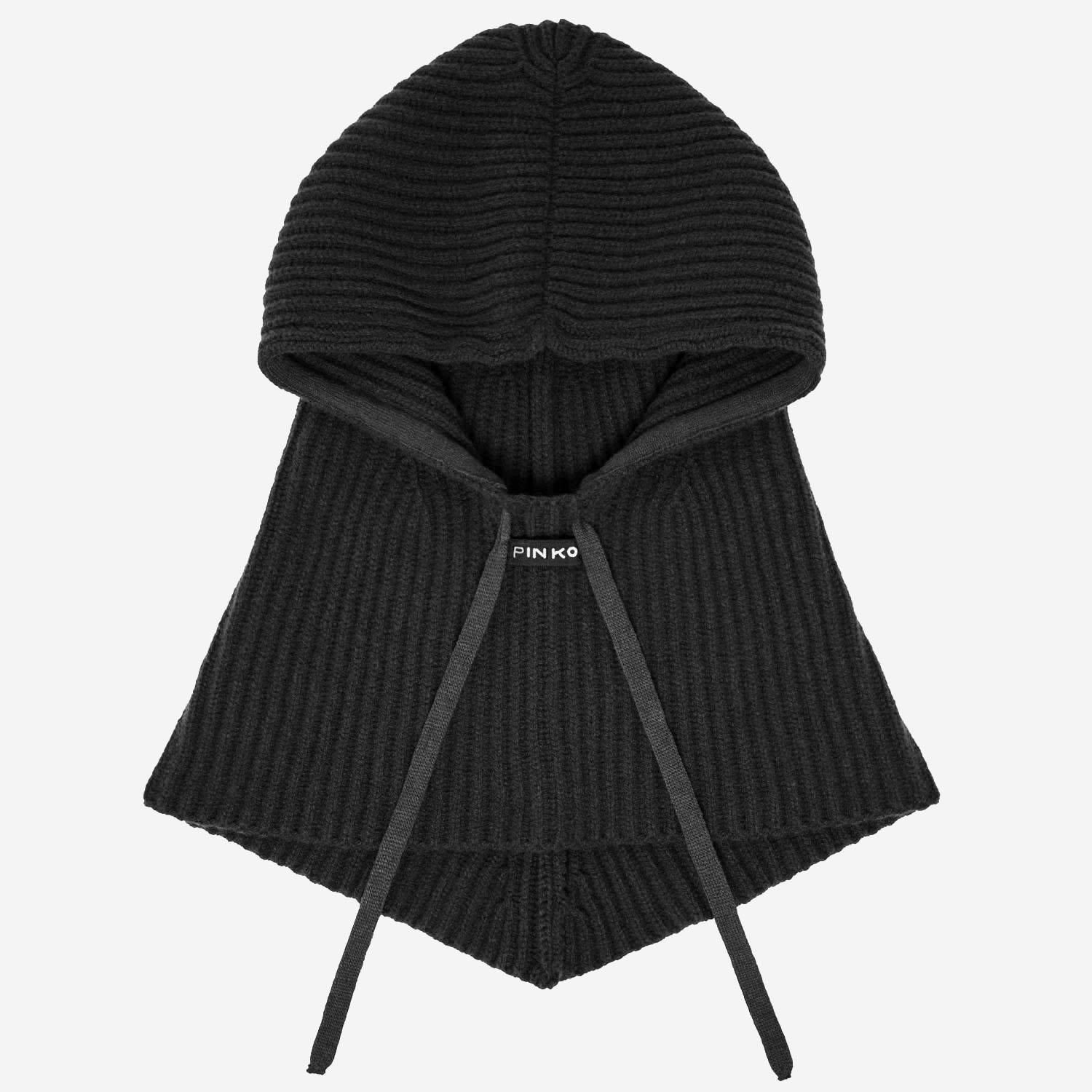 Balaclava a costine con coulisse