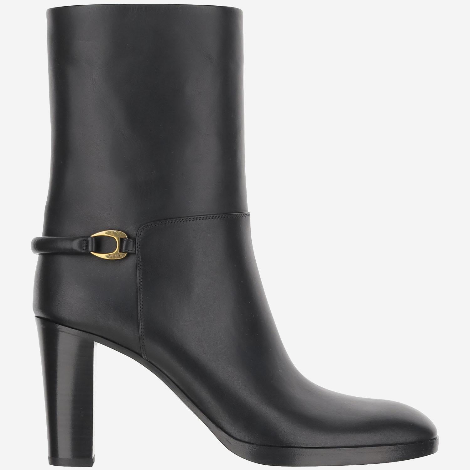 Stivaletti SULPICE in pelle liscia