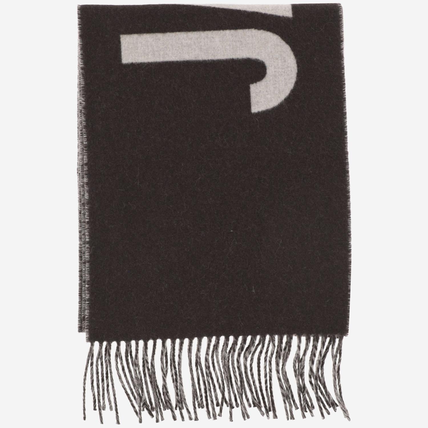 SCIARPA IN LANA CON LOGO