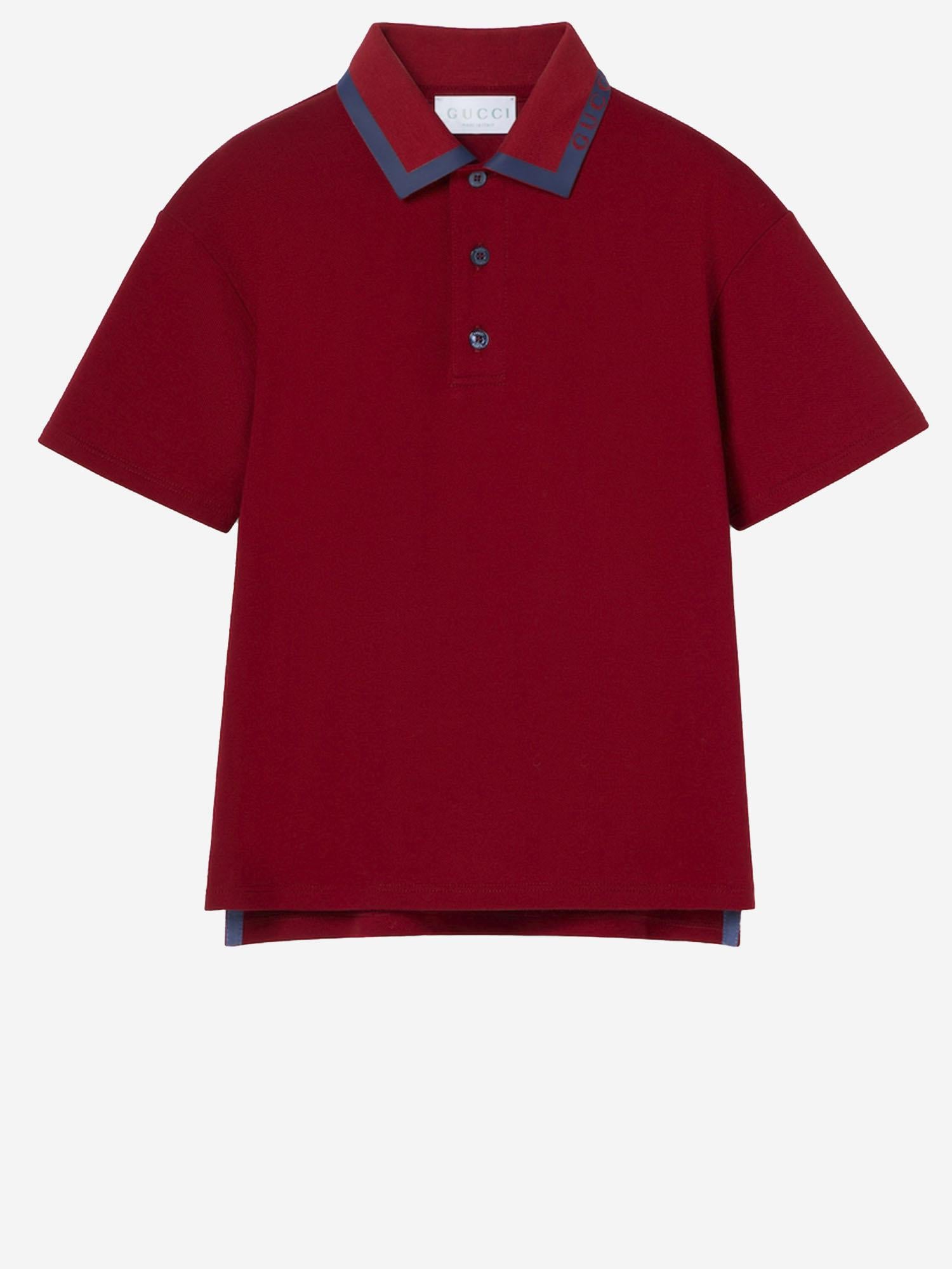 POLO IN COTONE STRETCH CON LOGO