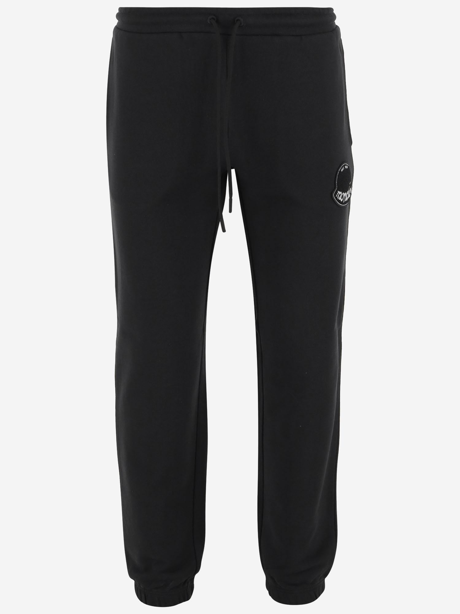 PANTALONI JOGGING IN COTONE CON LOGO