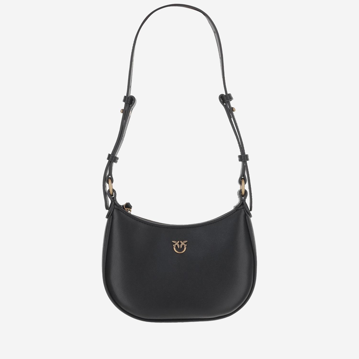 BORSA A SPALLA BABY HALF MOON IN PELLE