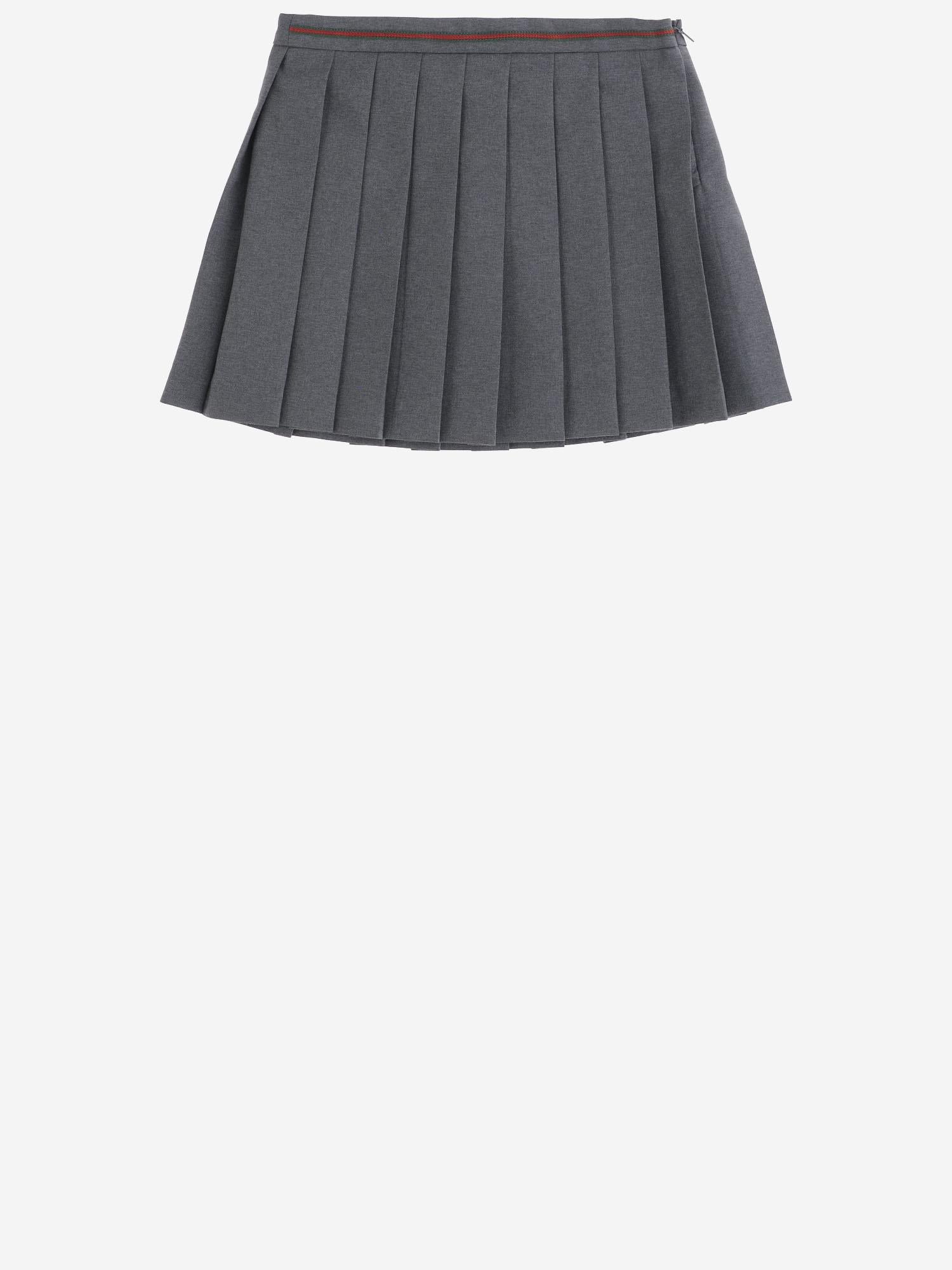 GONNA A PIEGHE IN LANA