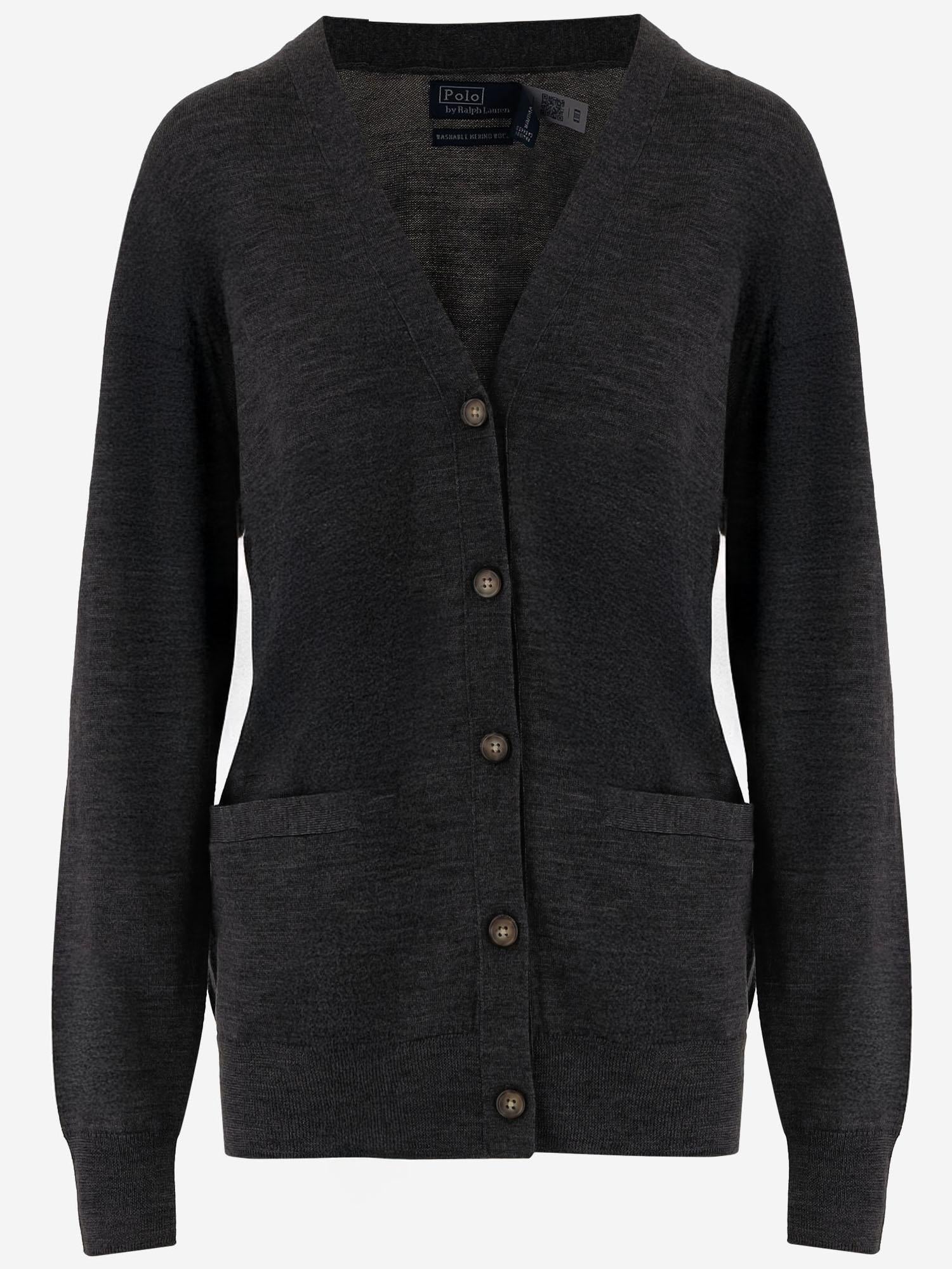 Cardigan in lana con tasche