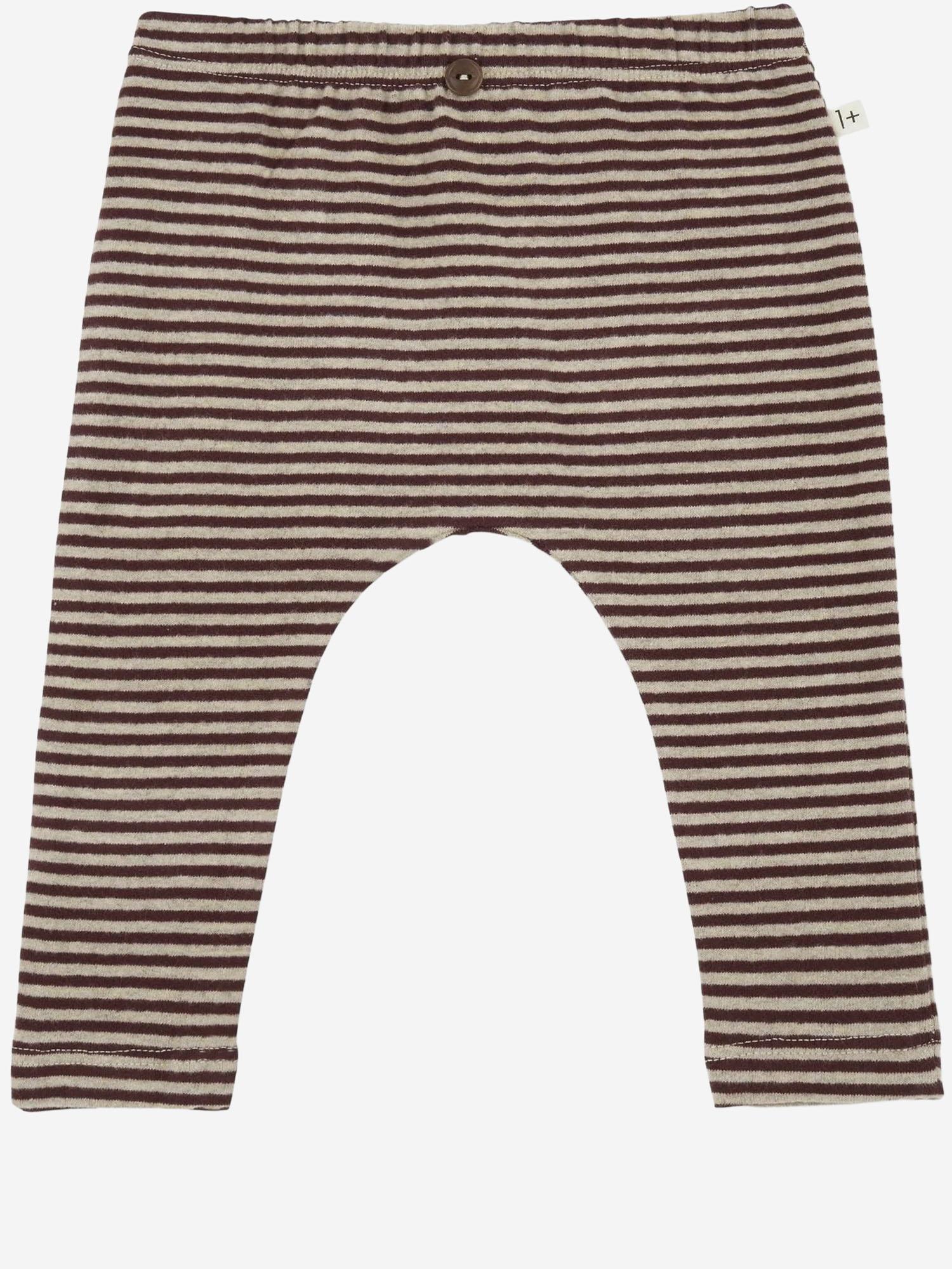 PANTALONI A RIGHE IN MISTO COTONE STRETCH