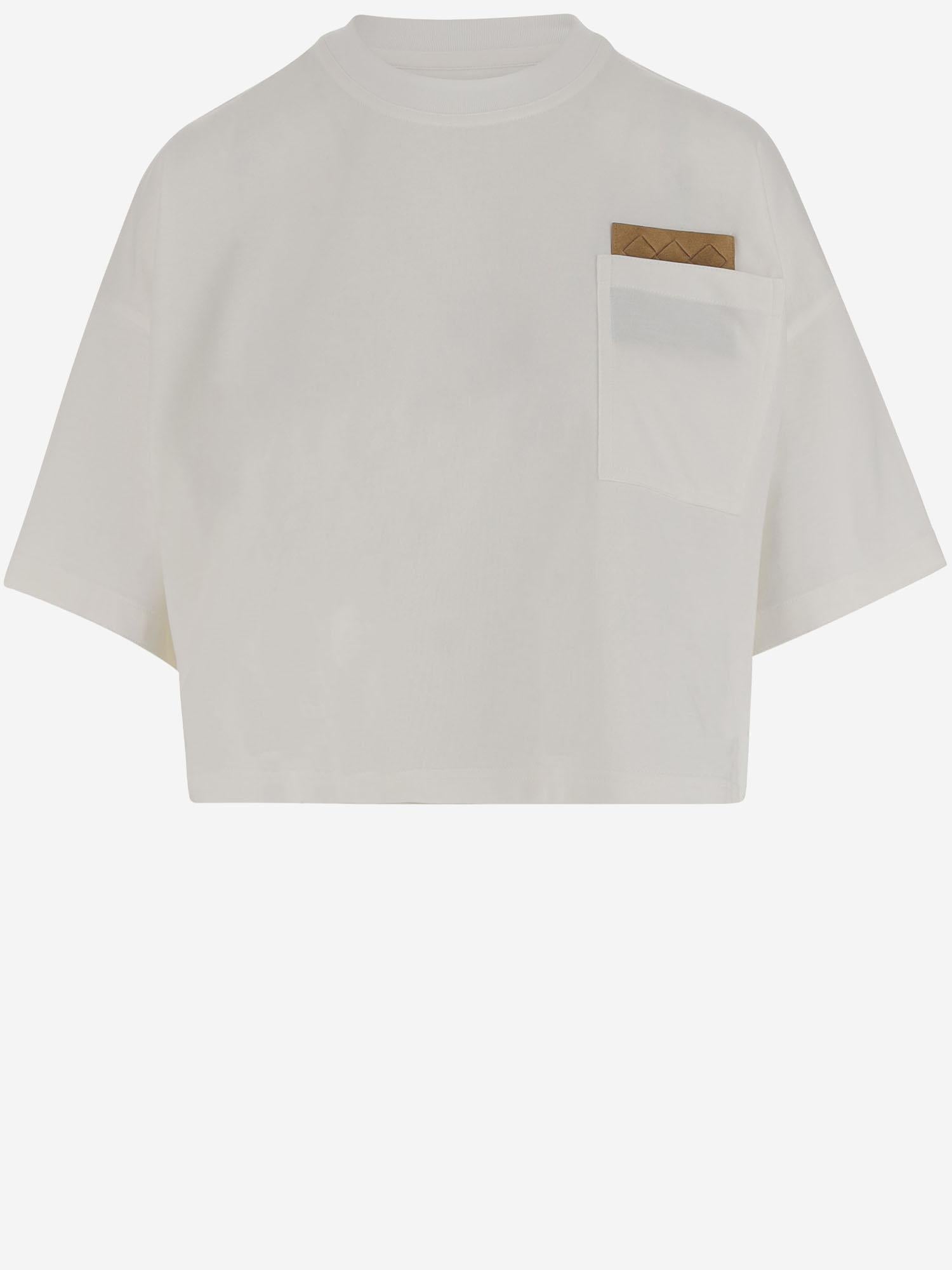 T-shirt corta in jersey di cotone