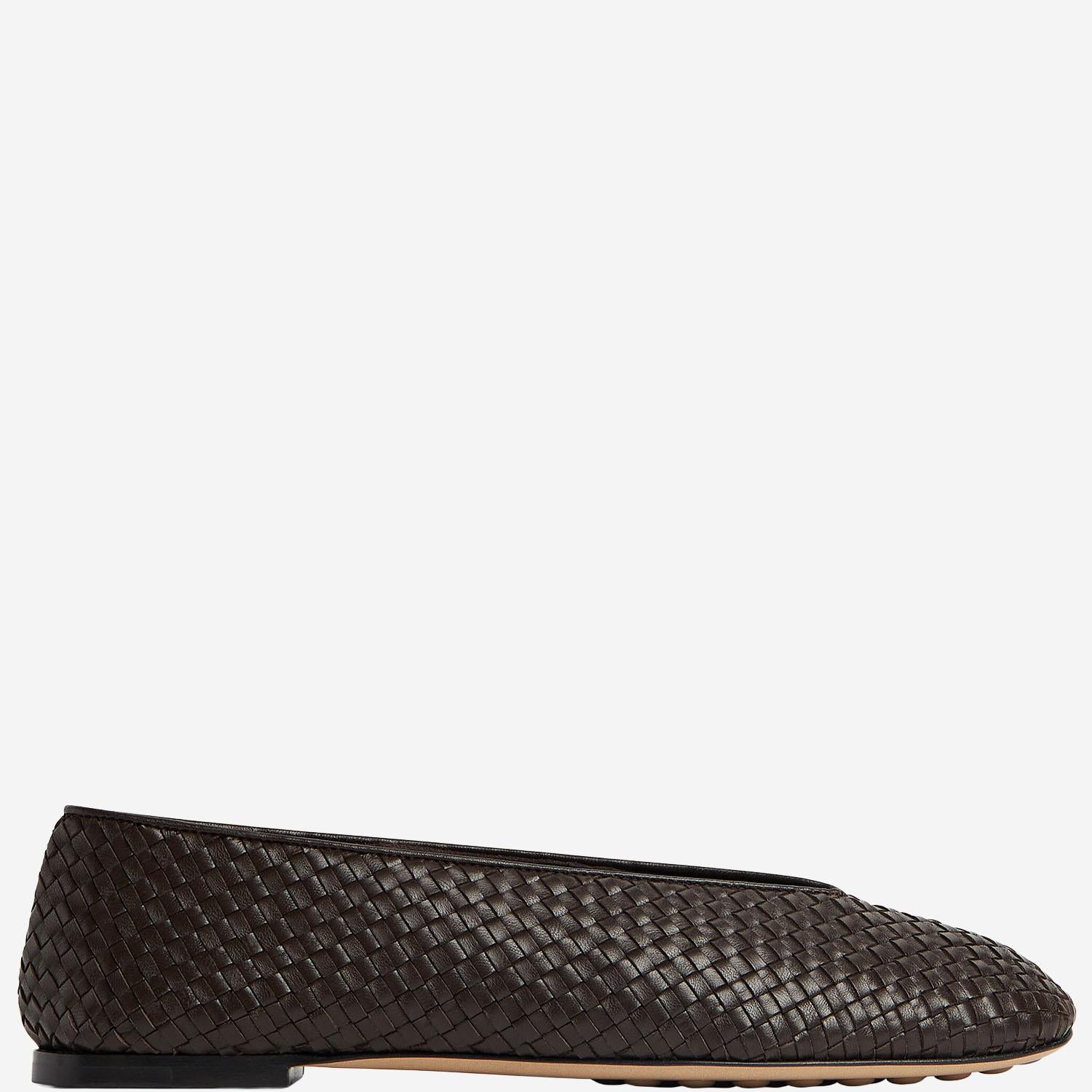 BALLERINE ROSA IN PELLE