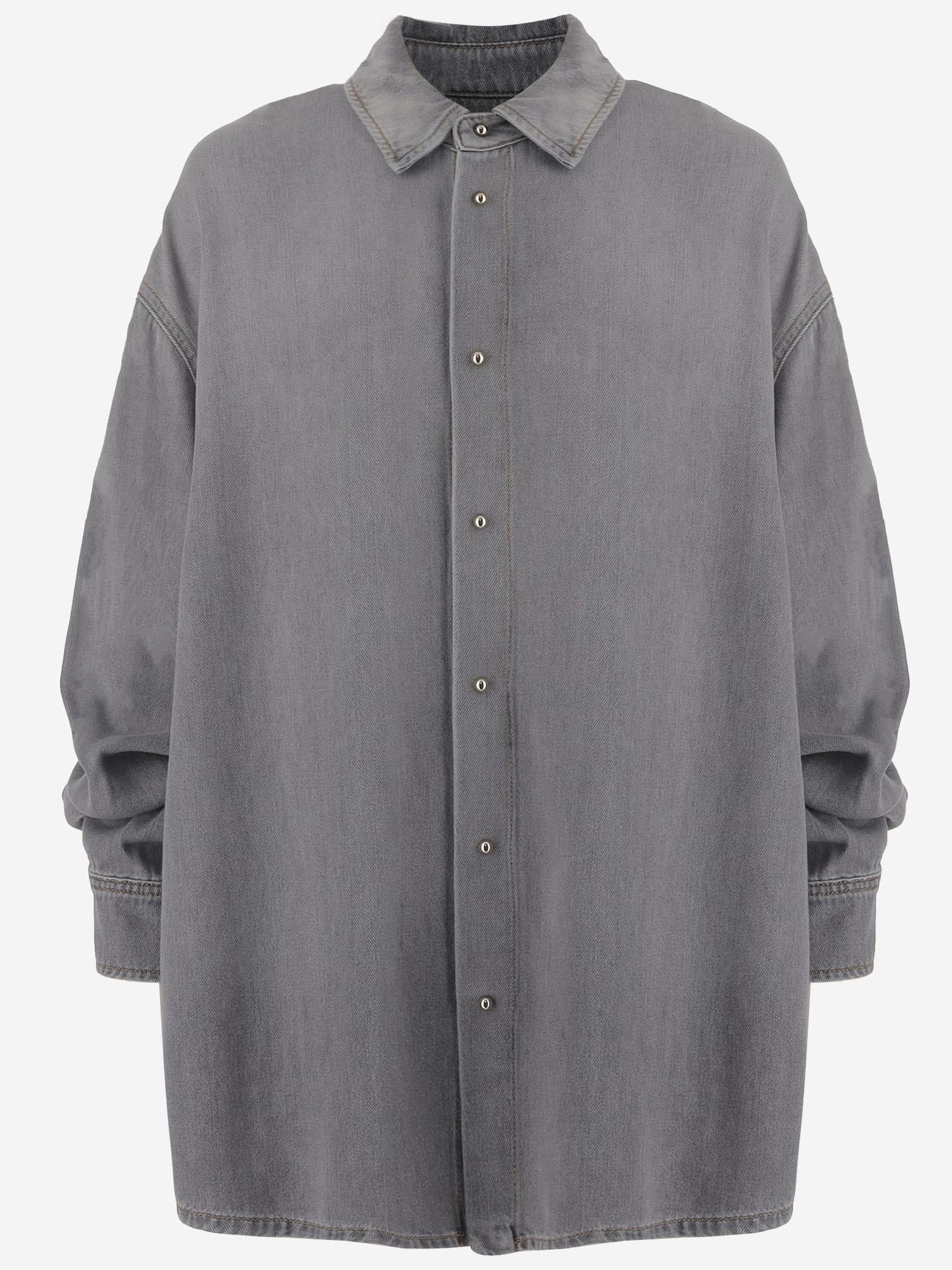 CAMICIA KEANU IN COTONE E LYOCELL