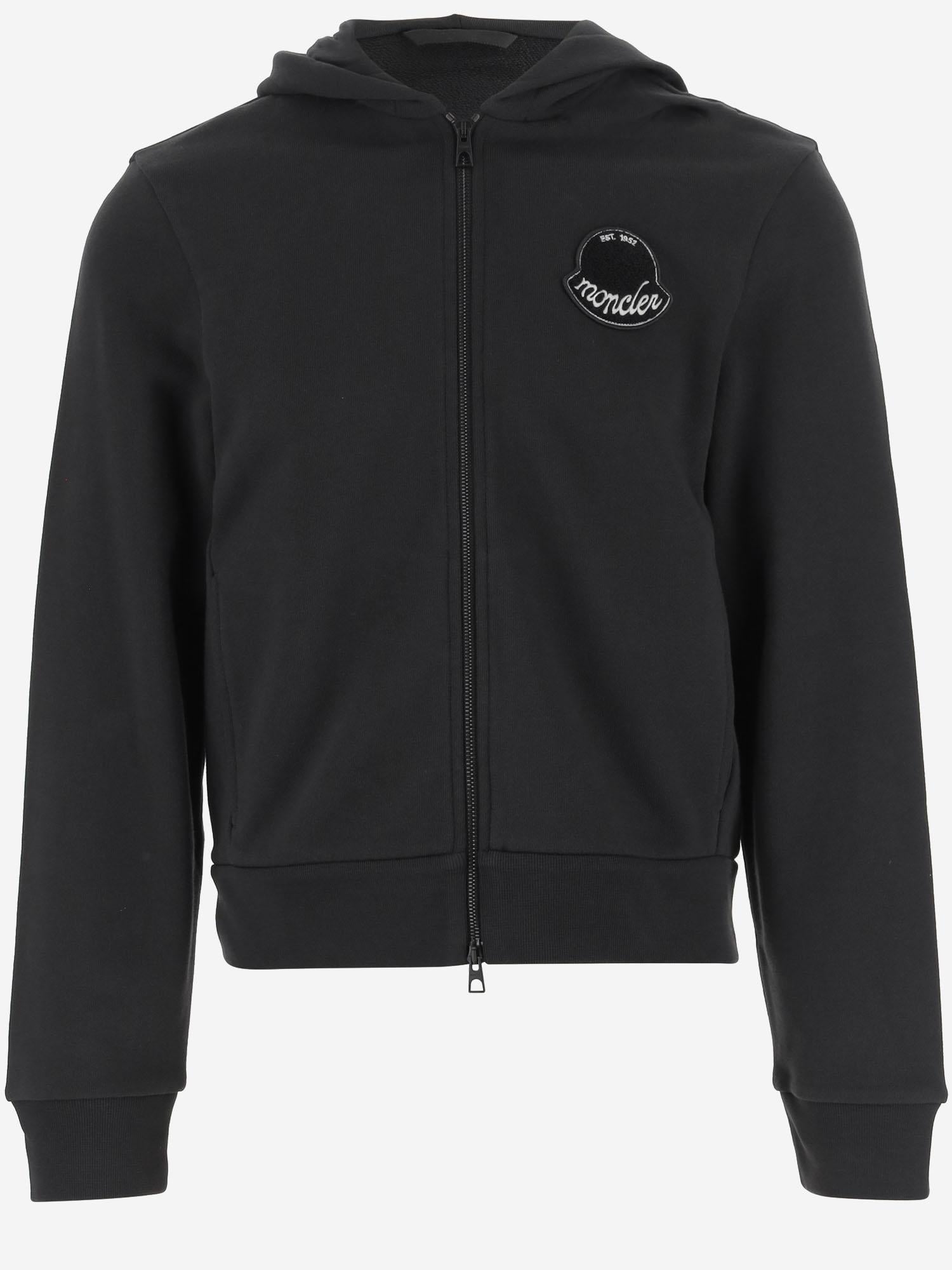 FELPA IN COTONE CON LOGO