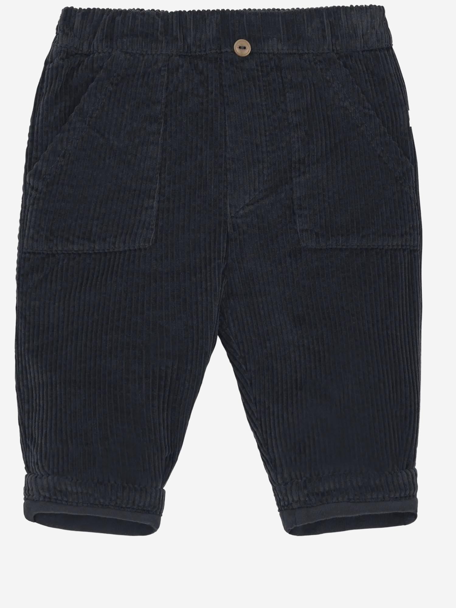 Pantaloni Louis in velluto di cotone