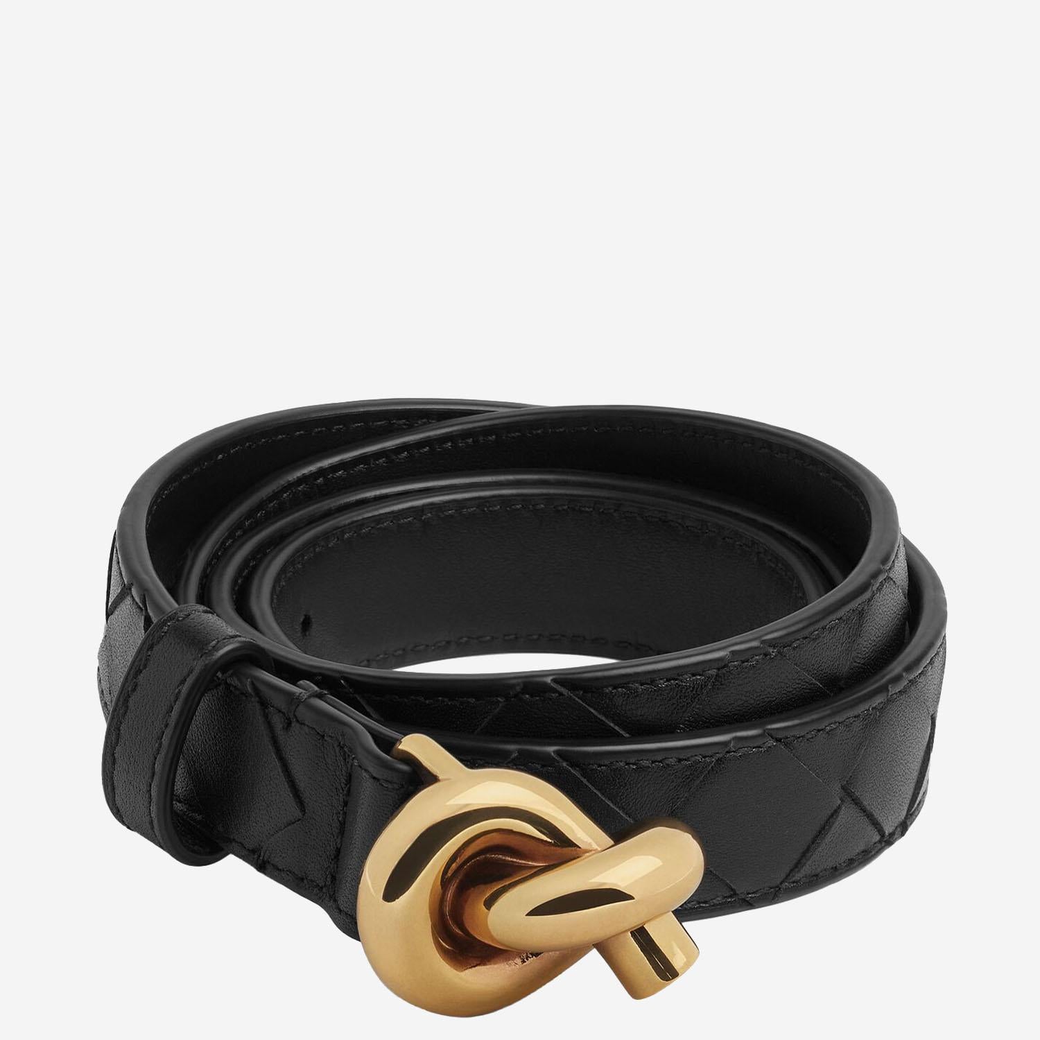 CINTURA CON NODO IN PELLE