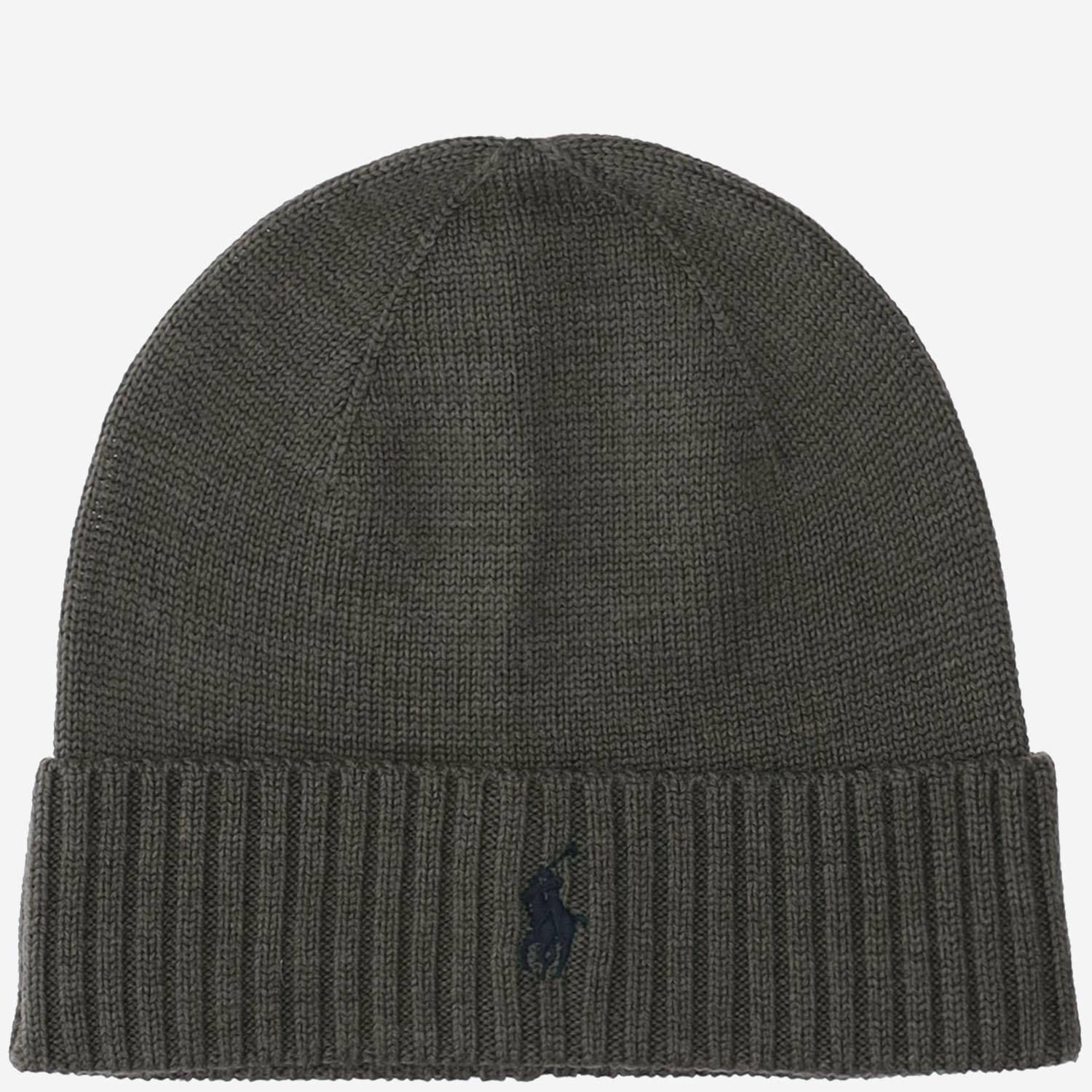 BEANIE IN LANA CON LOGO