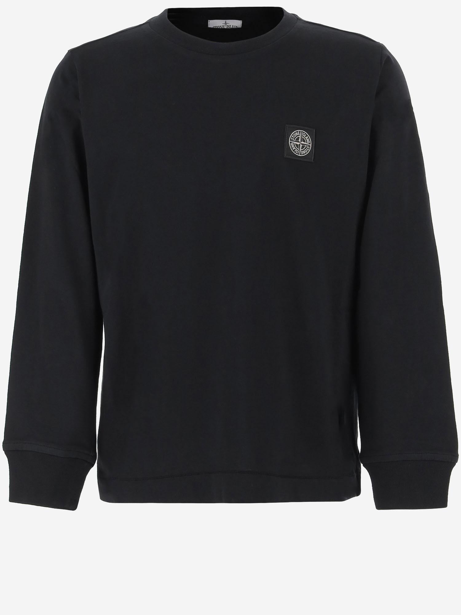 FELPA IN COTONE CON LOGO