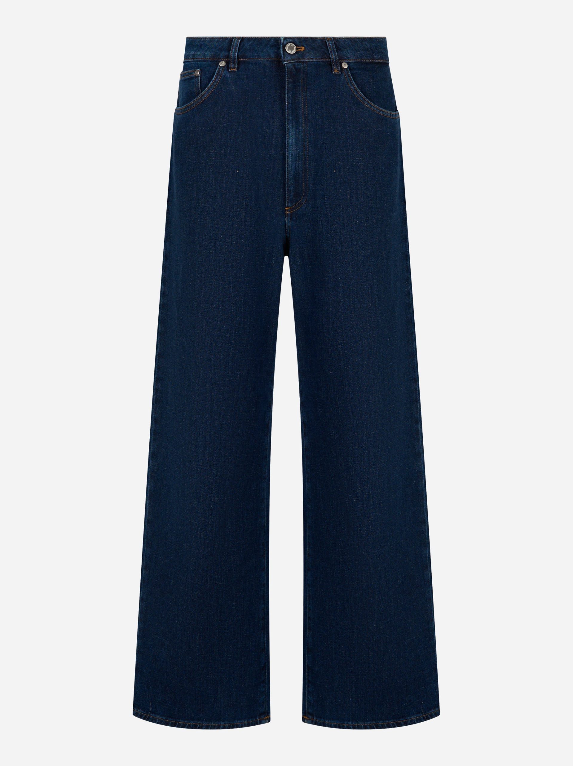 Jeans Miley Loose Fit in denim stretch Blu