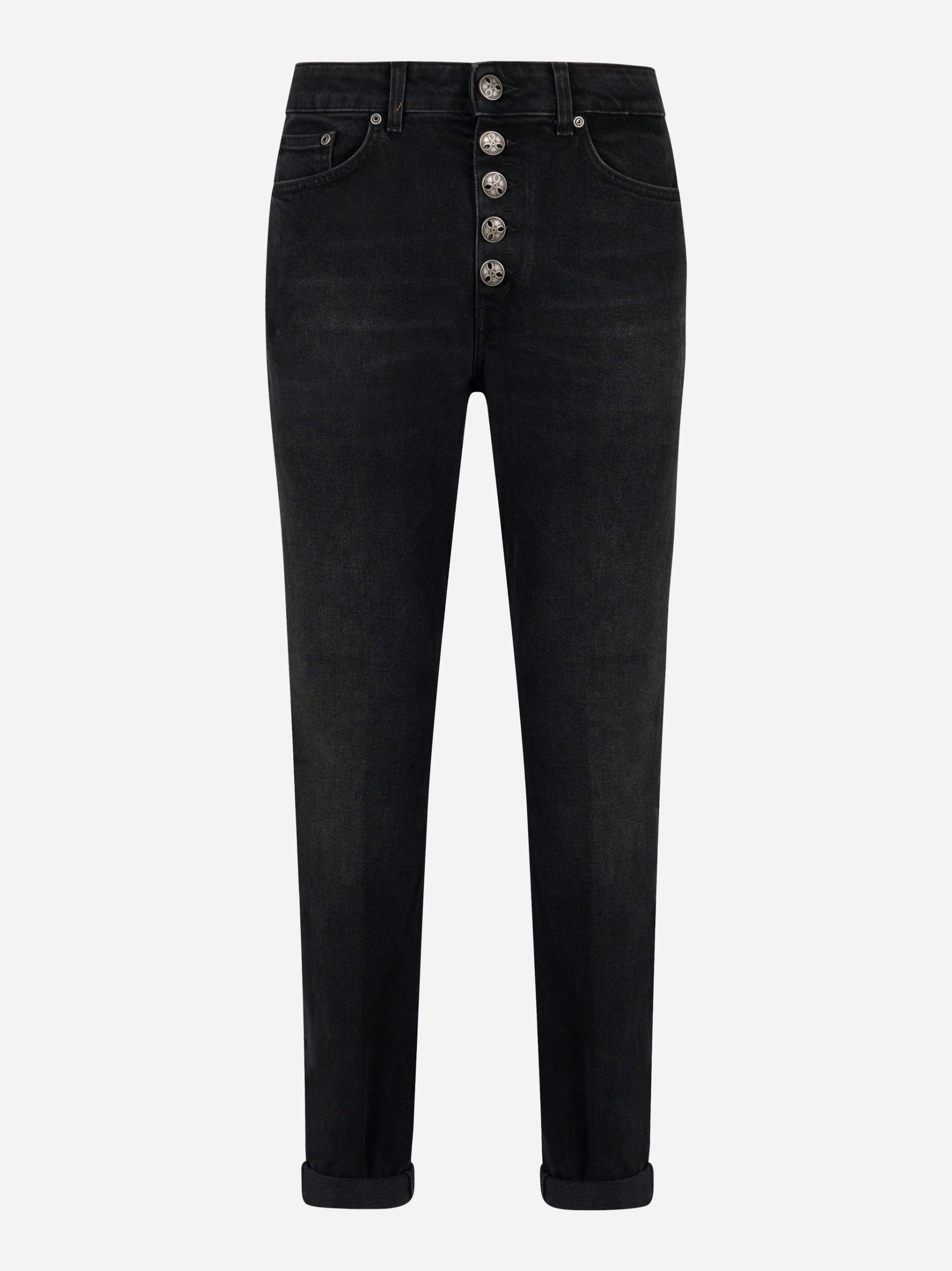 Jeans Koons loose fit in denim stretch Nero