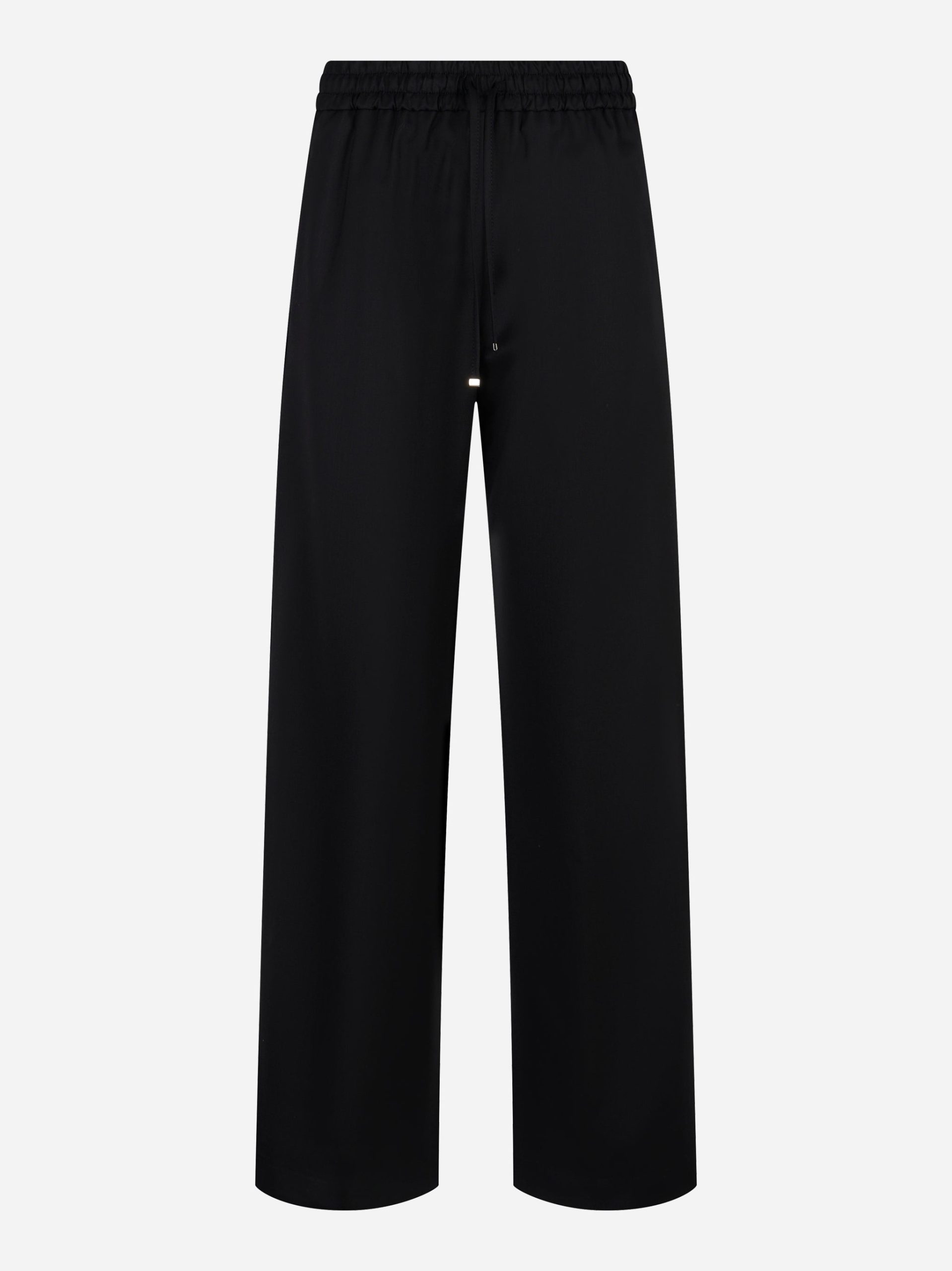 Pantalone Marisol jogger in flanella Nero