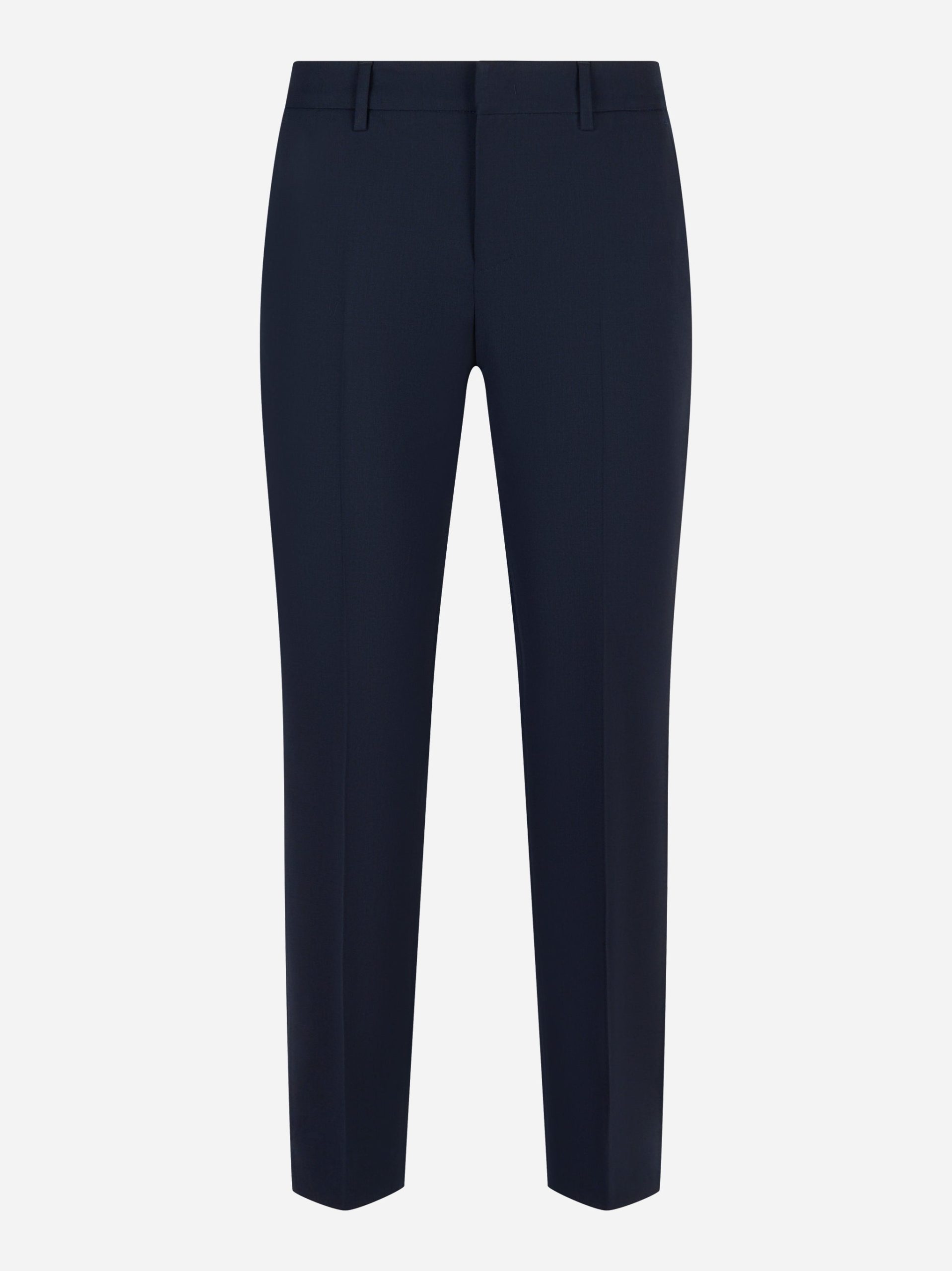 Pantaloni Bi-Stretch Wool Batavia New York Blu