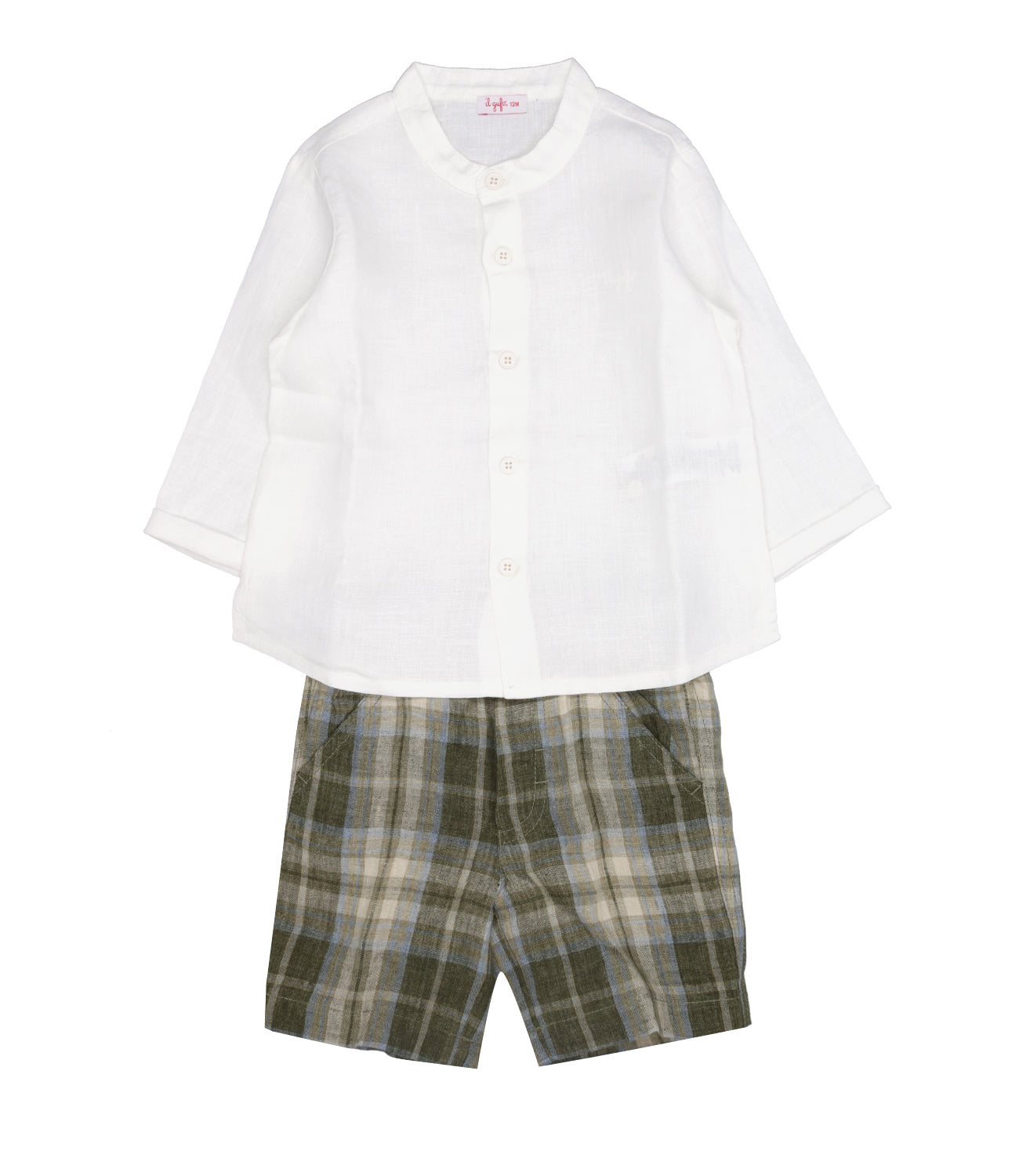 Il Gufo | Set Camicia e Bermuda Verde