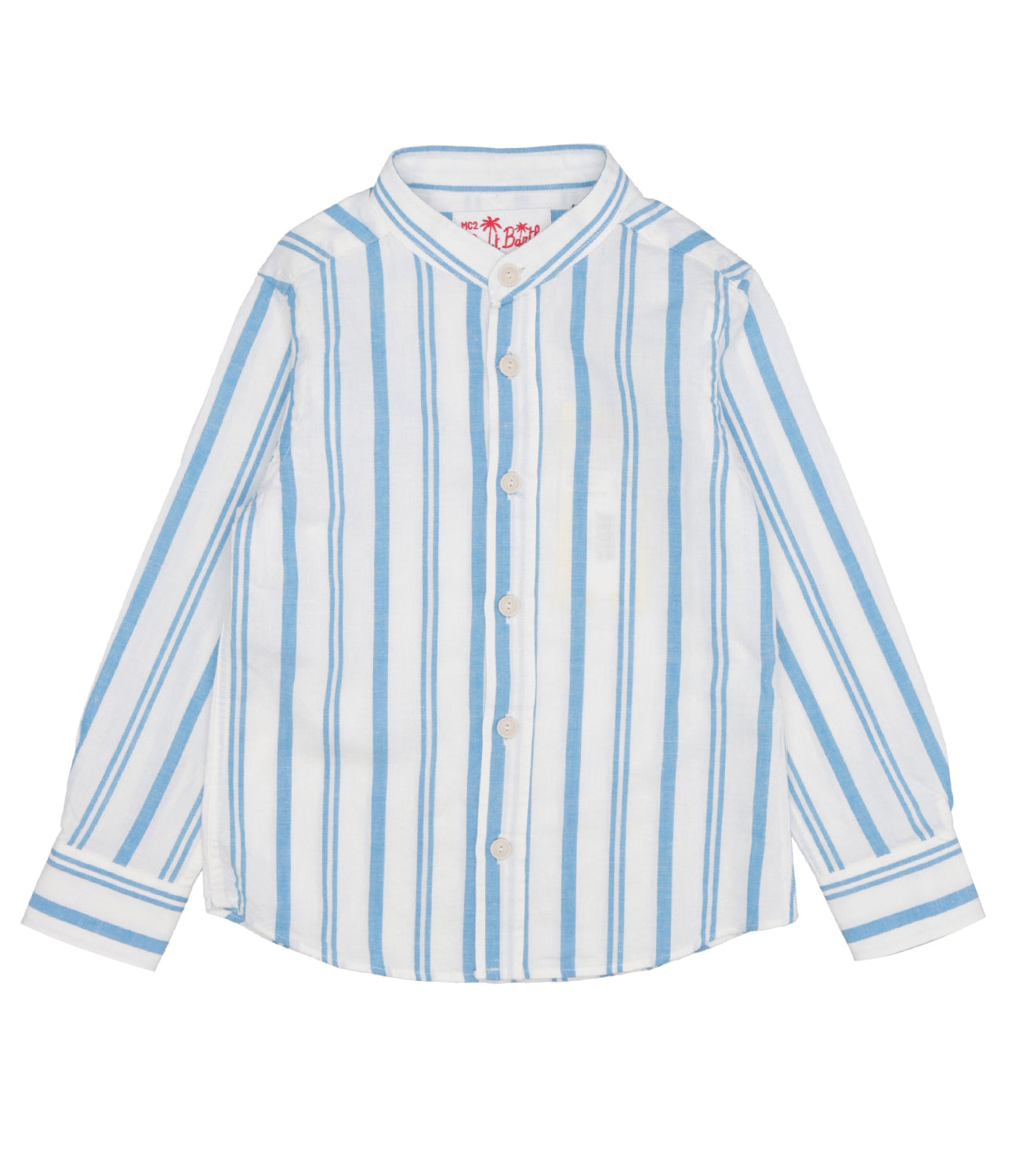 MC2 Saint Barth | Camicia Bianco e Azzurro