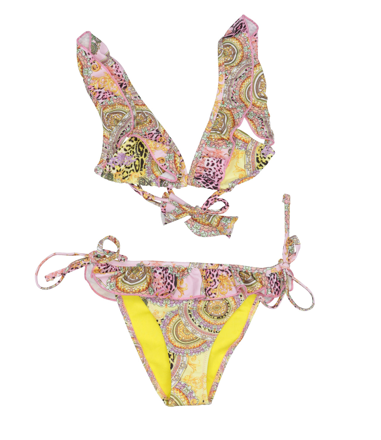 4giveness Kids | Costume Bikini Pretty Giallo e Rosa
