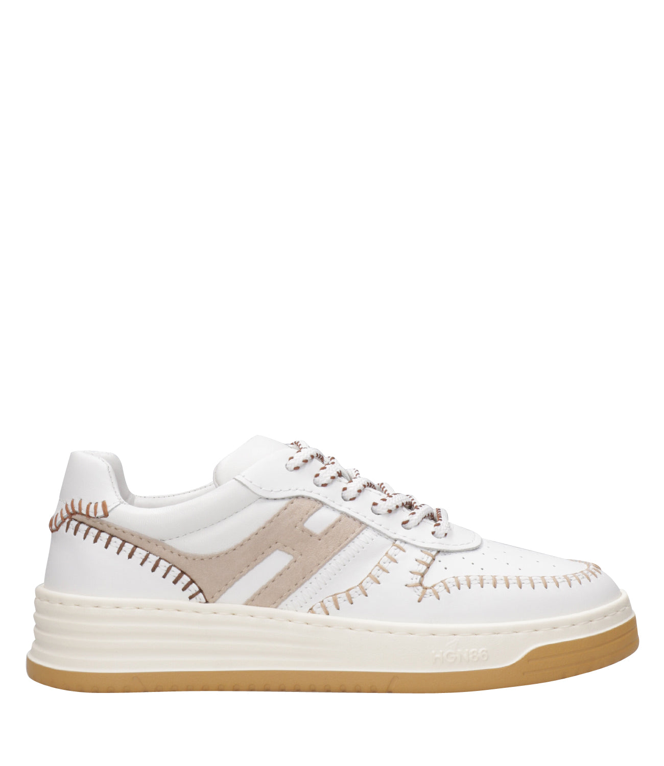 Hogan | Sneakers H630 Bianca e Beige