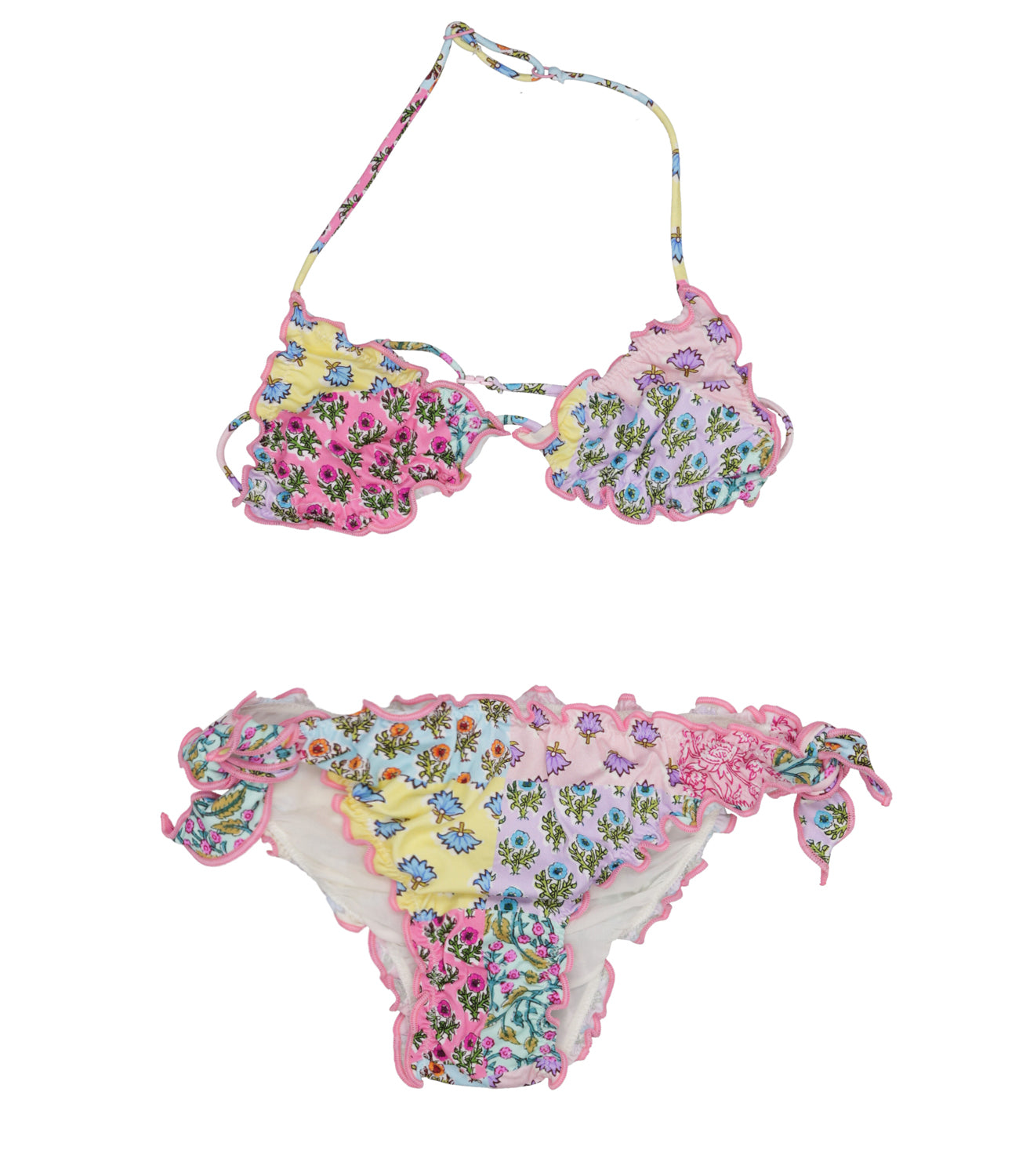 MC2 Saint Barth | Costume Bikini Cris Rosa e Multicolor