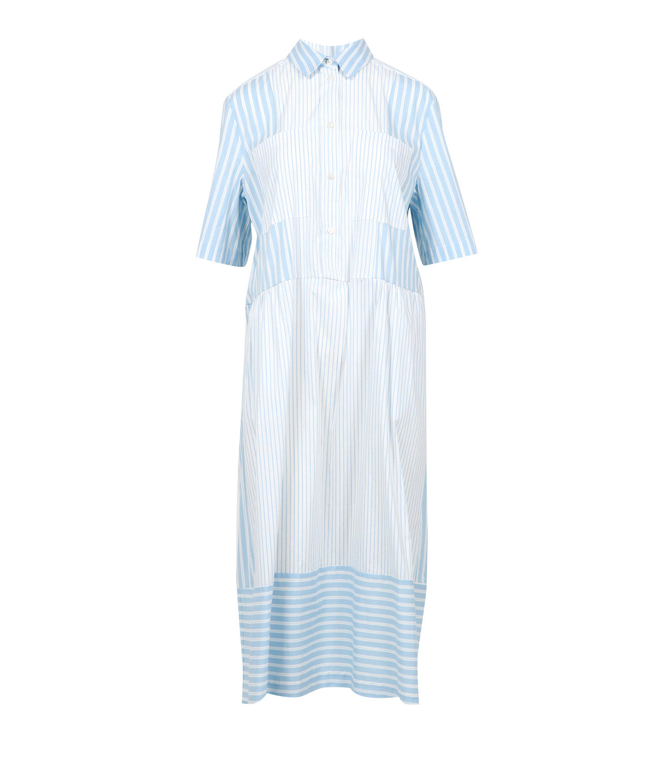 Semicouture | Abito Vanessa Bianco e Celeste