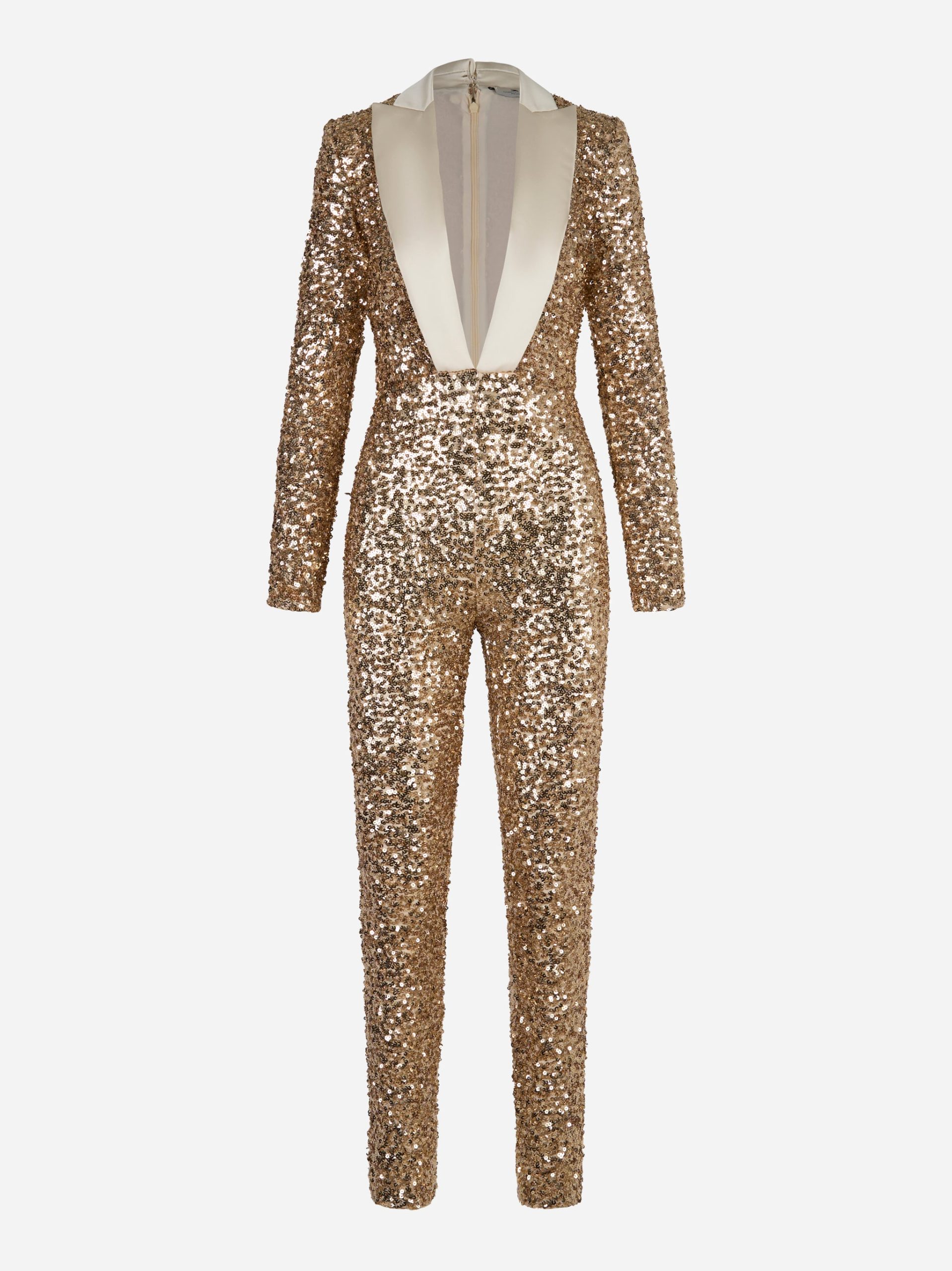 Tuta Red Carpet in full paillettes Oro